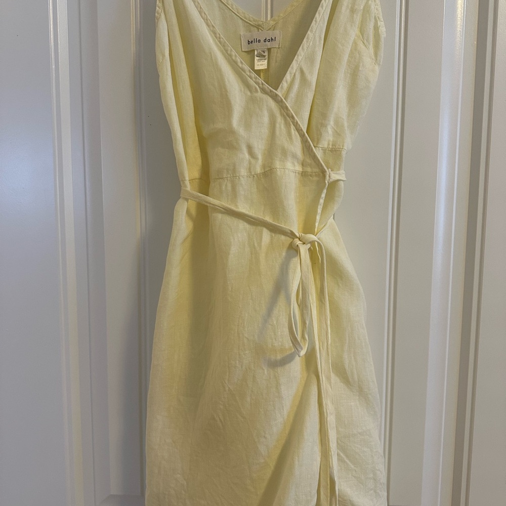 Bella Dahl Yellow Wrap Dress